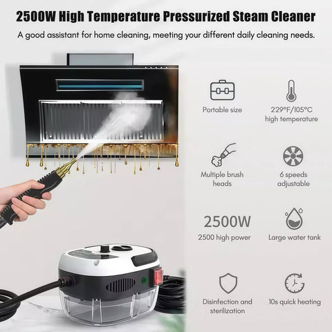 Airvitax™ Steam Sanitizer 2500w High Pressure - FREE SHIPPING