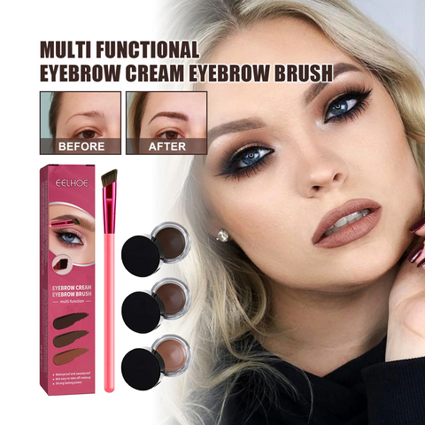 Realistic eyebrow brush