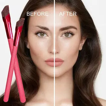 Realistic eyebrow brush