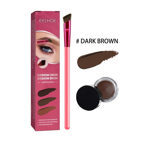 Realistic eyebrow brush