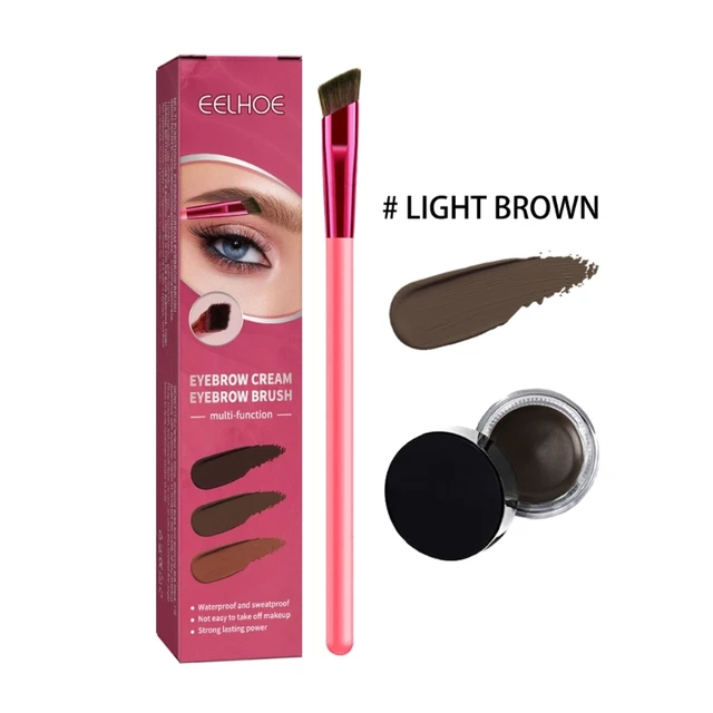 Realistic eyebrow brush