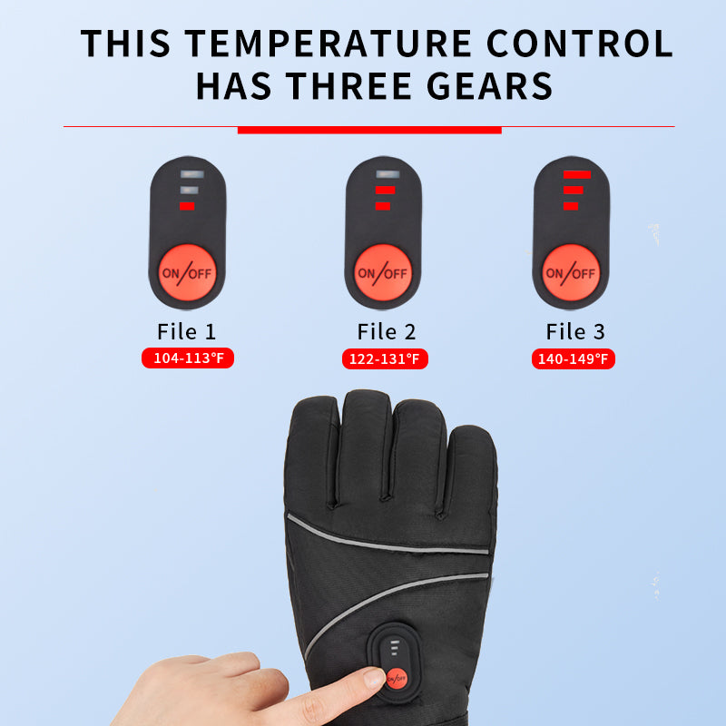 Winter-Ready Electric Heated Cycling Gloves