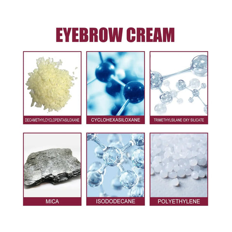 Realistic eyebrow brush