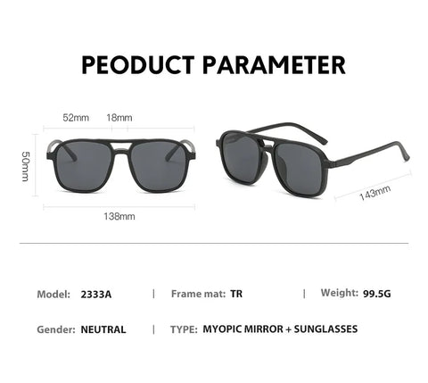 Replaceable Lens 6-in-1 Sunglasses