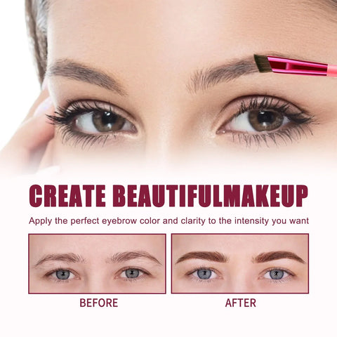 Realistic eyebrow brush