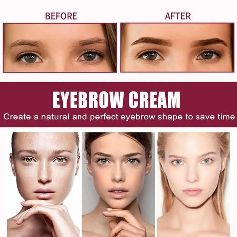 Realistic eyebrow brush