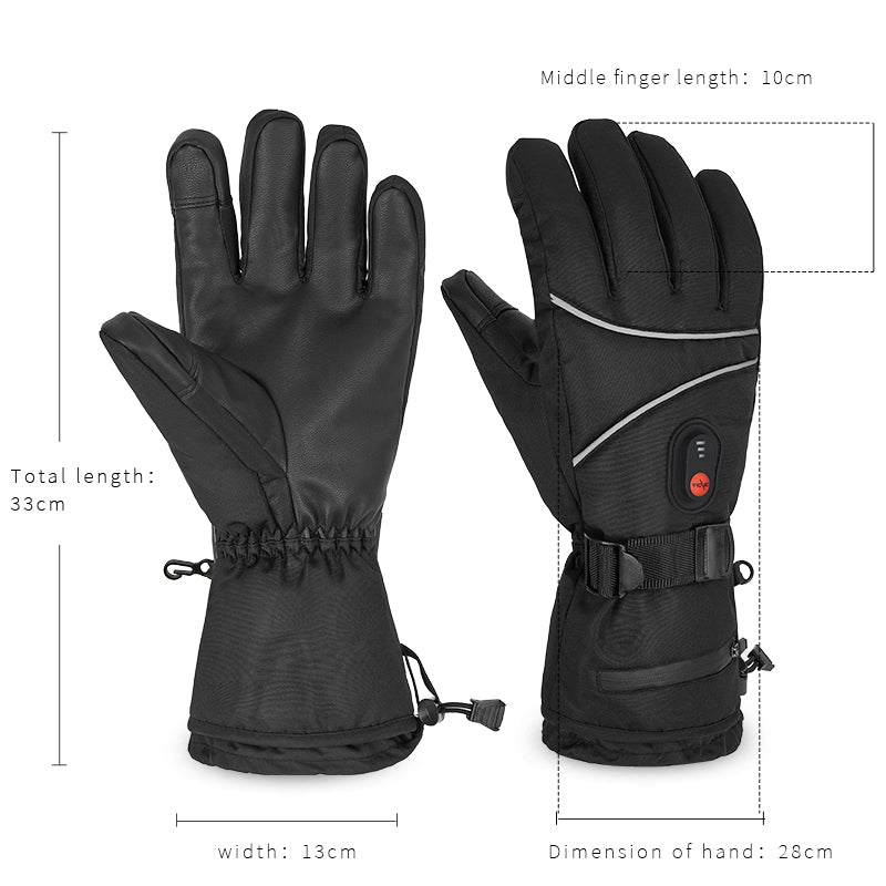 Winter-Ready Electric Heated Cycling Gloves