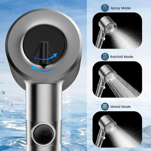 Filtered Shower Head with Handheld