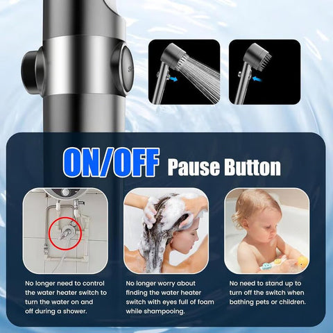 Filtered Shower Head with Handheld